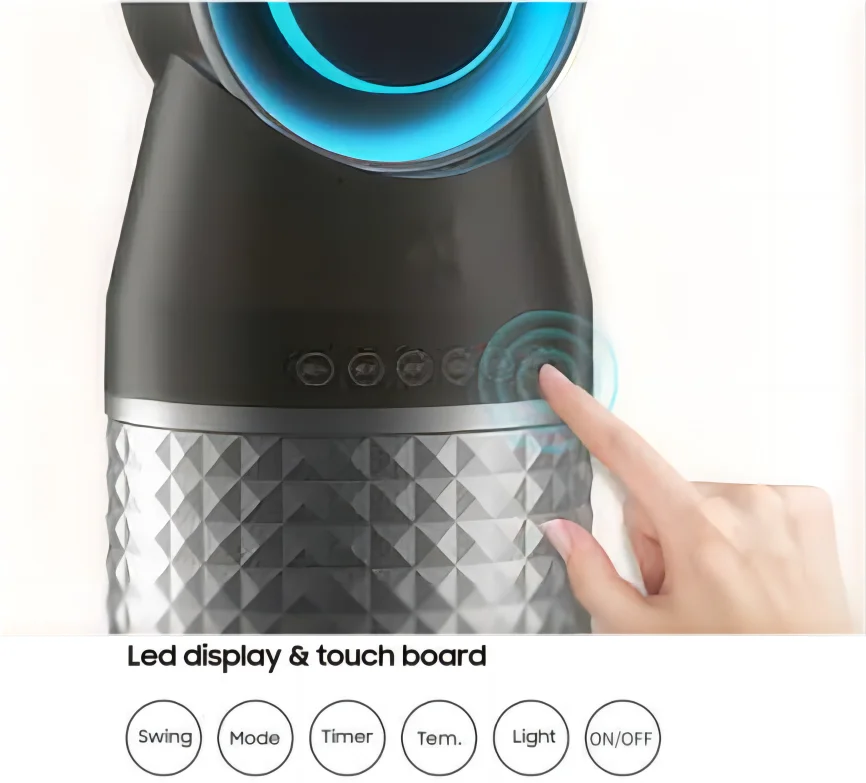 Hot Tower ceramic Heater fans  Remote Control PTC 2000W Cool heat 2in1