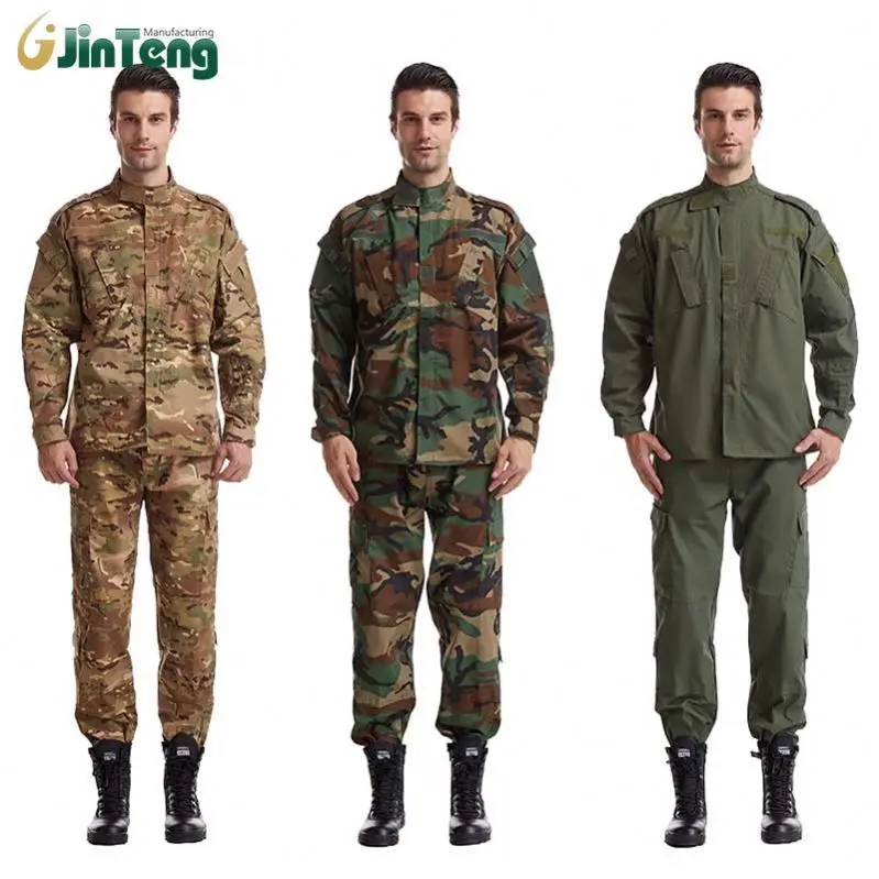 Оптовая продажа камуфляжная зеленая тактическая форма JINTENG