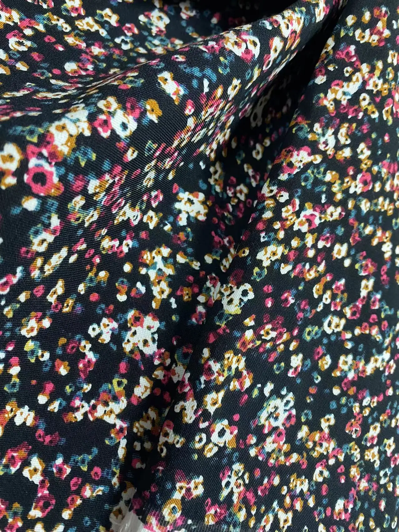 Rayon Nylon Spandex soft stretch fabric printed bengaline fabric for clothes