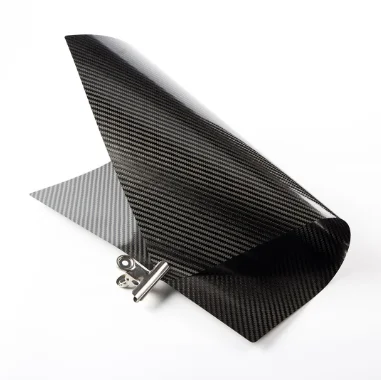 Flexible carbon fiber sheet Carbon Fiber Veneer  Thickness Less Than 0.5 mm 0.0196in