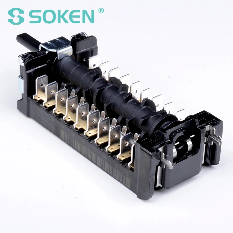 Новый SOKEN многопозиционная печи вращающийся электрораспределительной коробкой многопозиционного переключателя