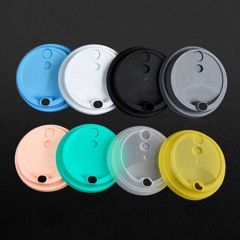 90MM Take away disposable coffee Cup Lid use hot/ cold drink PP/PS cover lid for cup