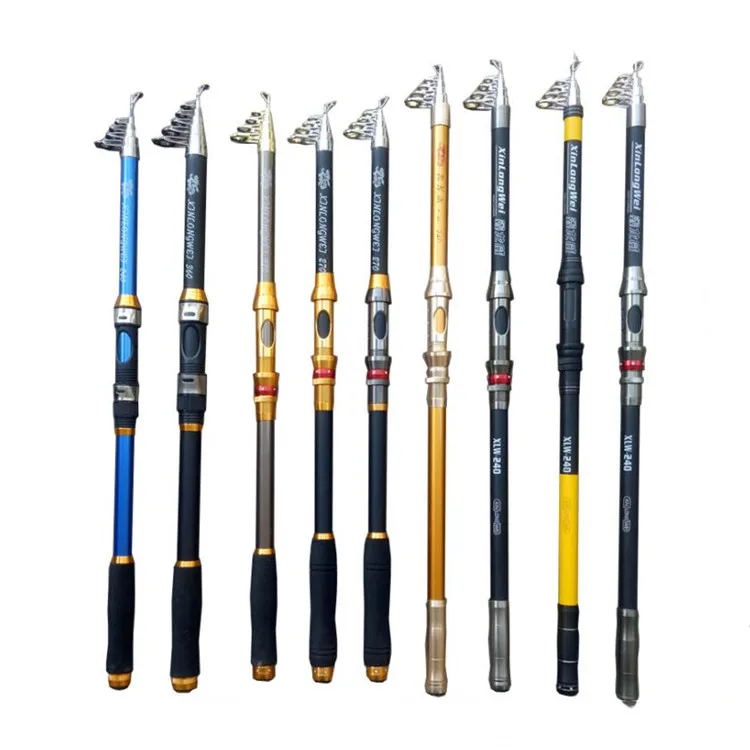 1.8m 2.4m 2.7m 3m 3.6m 3 Section Black Eva Foam Handle Slow Pitch Hand Reel Medium Light Travel Fishing Spinning Rod Set