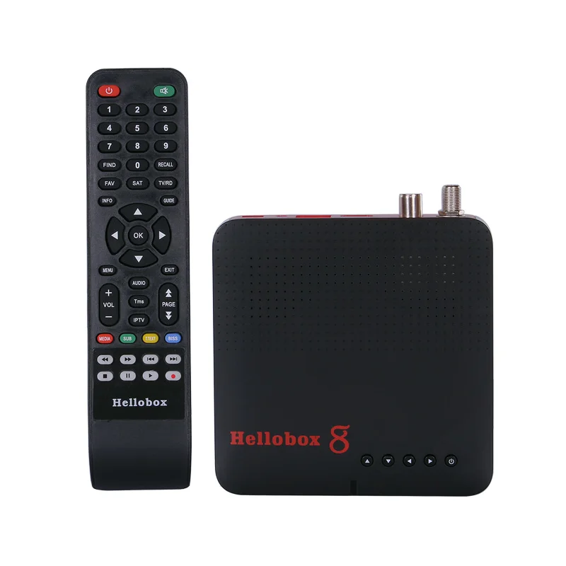  Hellobox 8 DVB-T2 DVB-S2 спутниковый приемник H.265 DVB-S2X Auto Biss PowerVu hellobox V5