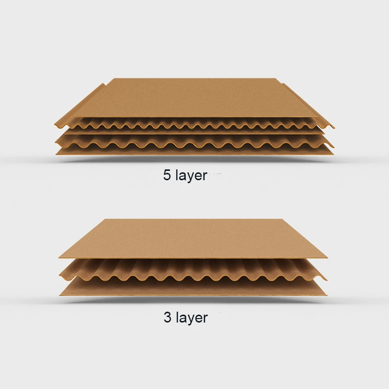 customized recycled corrugated brown kraft paper ship carton box