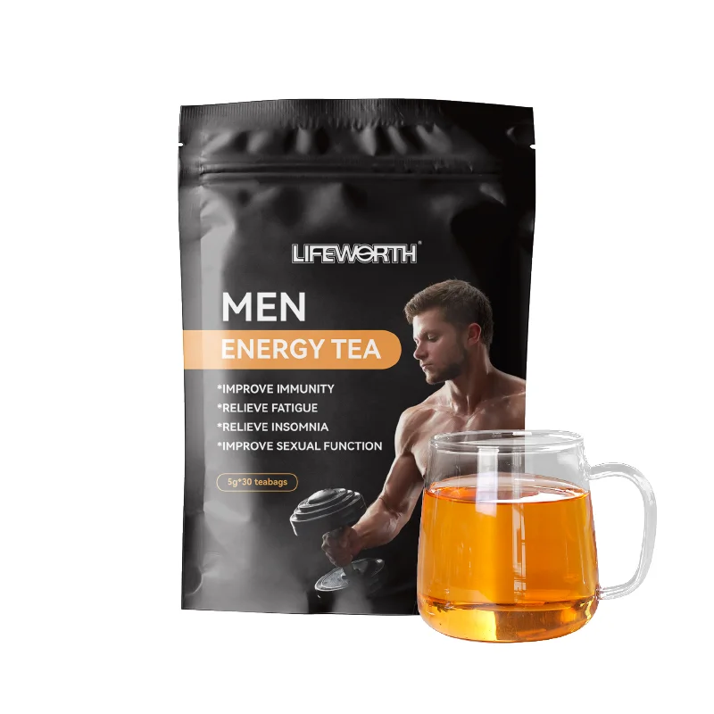 Lifeworth Herbal Male Enhancement Tea Maca Ginseng Male Energy Sexual Enhancement Men Power Tea