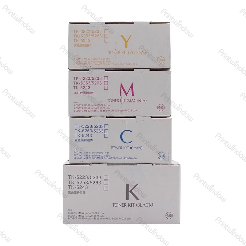 Printwindow TK-5223 Compatible Toner Cartridge for Kyocera ECOSYS P5021cdn 5021cdw P5021 Copier Parts