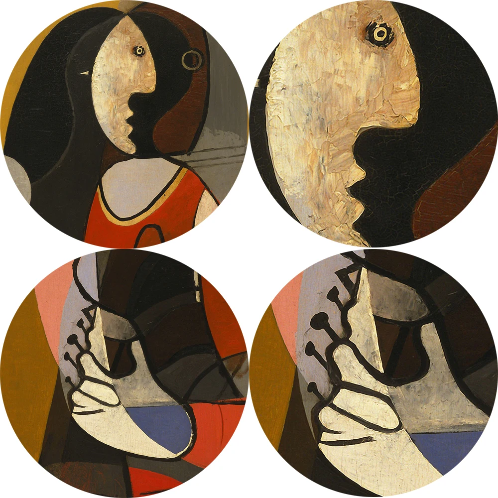 Седящая женщина копия Пабло Пикассо всемирно известные художественные принты абстрактный домашний декор картины на холсте