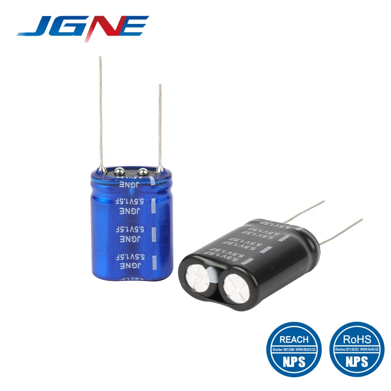 China Factory Price 5.5V 1.5F Ultracapacitor high power density super farad capacitor for GPS auto motorbike