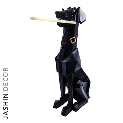 Creative living room decoration large floor dog modern light luxury Nordic home decoration