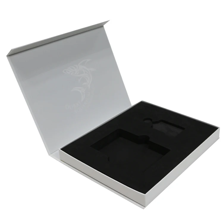 Custom Luxury Printing Colour Book Shaped Rigid Paper Box Packaging Magnetic Gift Boxes With Eva Foam Insert