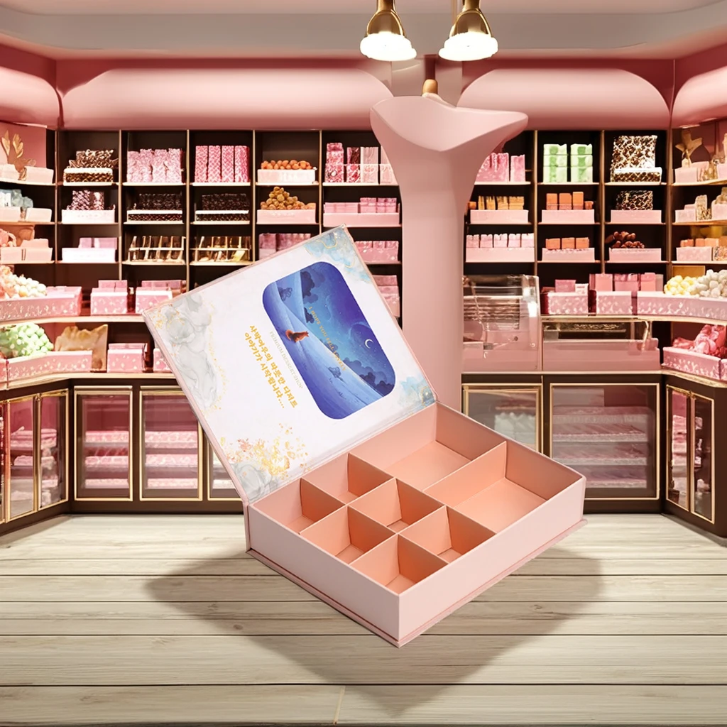 Wholesale Customized Designer Schokoladen Verpackung Chocolate Packaging Gift Paper Sweet Boxes With Dividers