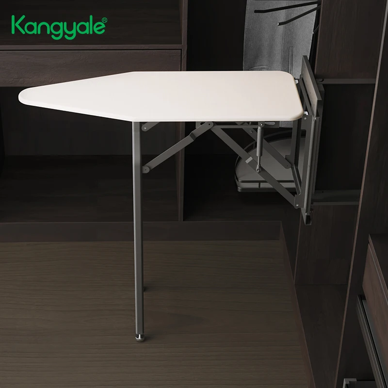 Kangyale Wardrobe New Wall Mounted Ironing Board Pull Out Retractable Folding Ironing Board