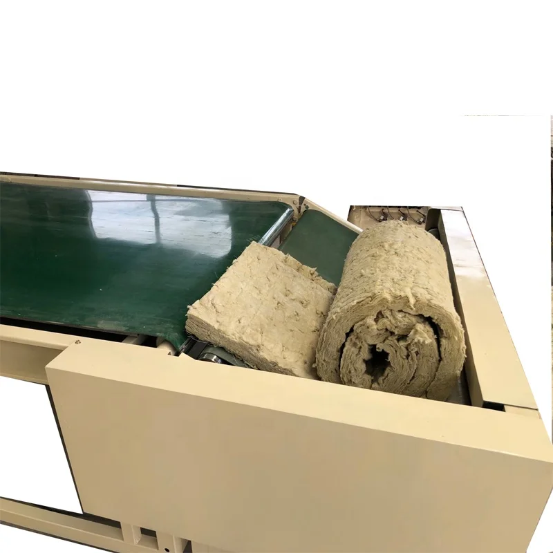 Factory production rock wool boards blankets production line