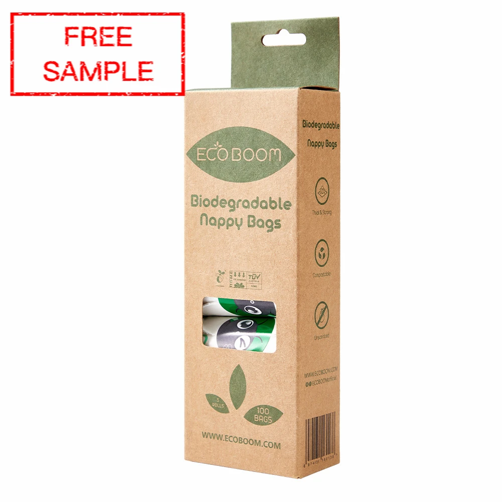 ECO BOOM organic compostable eco ecological factory manufacturer biodegradable diaper bag