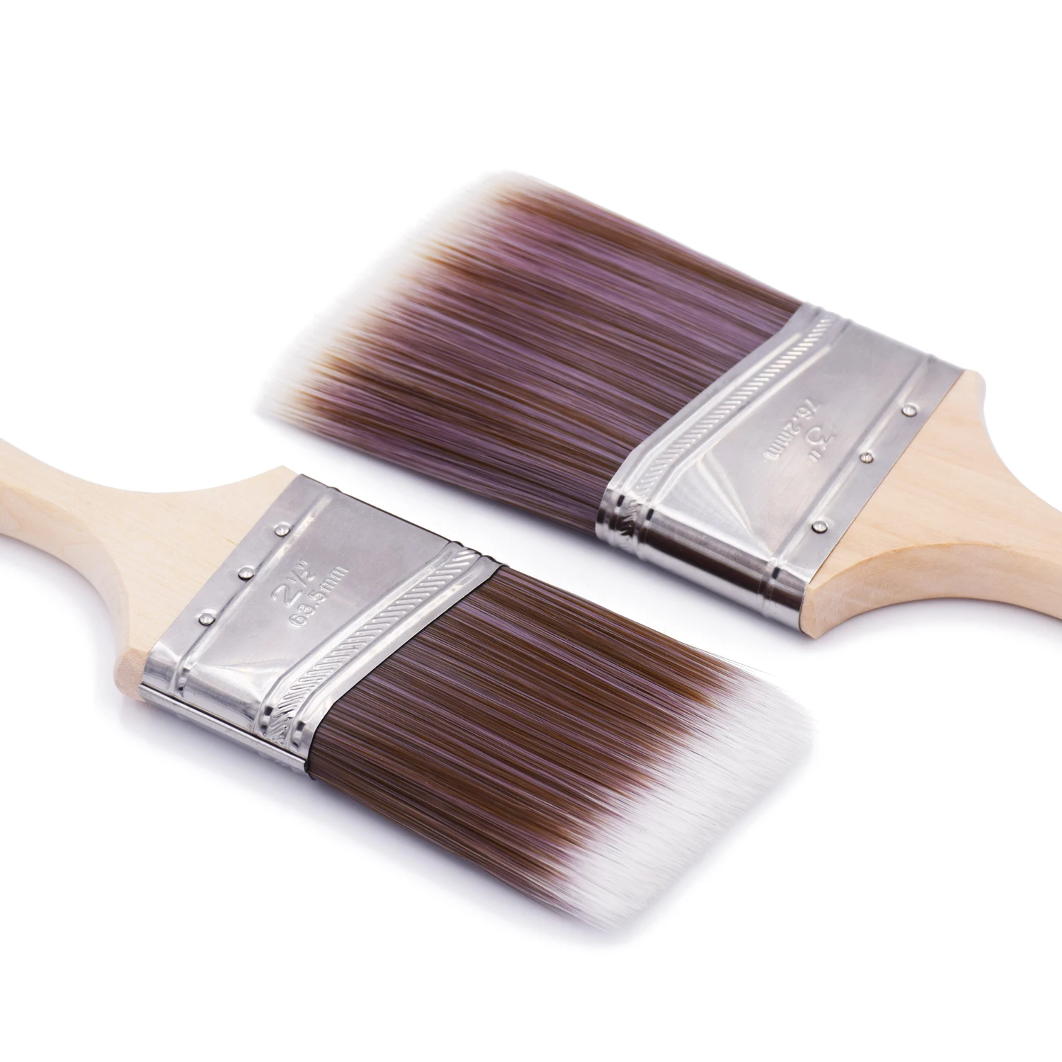 CIC paint brush for corner synthetic filament plastic handle bristle paint brush