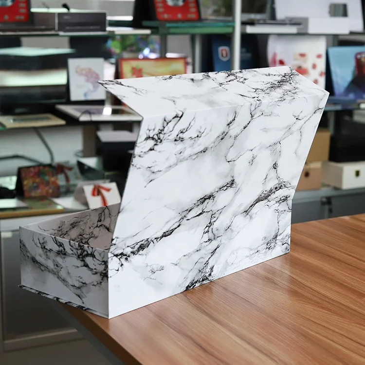 Best price customized jewel watch flower video case 7 inch LCD display cosmetics box for birthday gift set anniversary