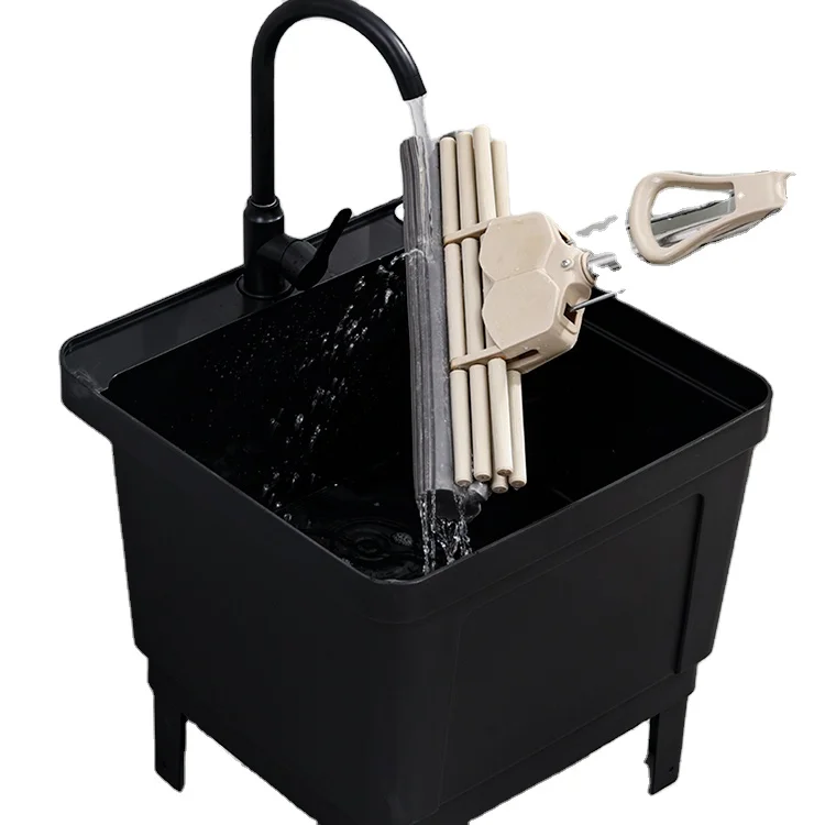 Modern Design Plastic PP Sink Washboard Cheap Colored Laundry Bathroom Sinks with Drainer for Shampoo Use