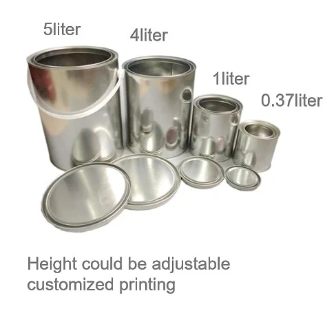 Customize Paint Tin Can 250ml 8oz Paint Tin Can Wholesale Empty Paint Cans
