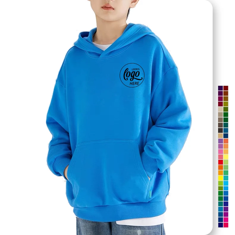 High Quality 100% Cotton Kids Long Sleeves Hoodies Boys Hoodies Sweatshirt