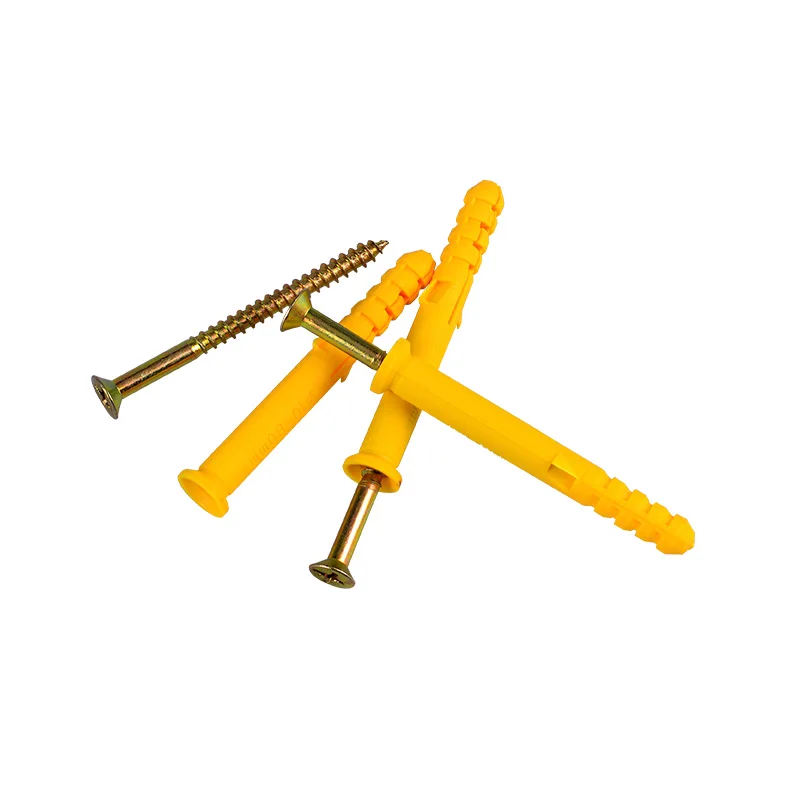 Wholesale Gypsumboard Orthodontic Expansion Screw M8*60MM Phillips Head Drive Plastic Expansion Pipe Anchor Bolt