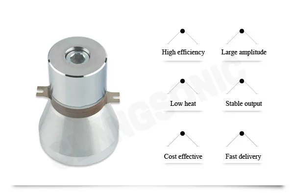 
100w 20khz Ultrasonic Piezo Transducer Piezoelectric Ceramics Zirconia 