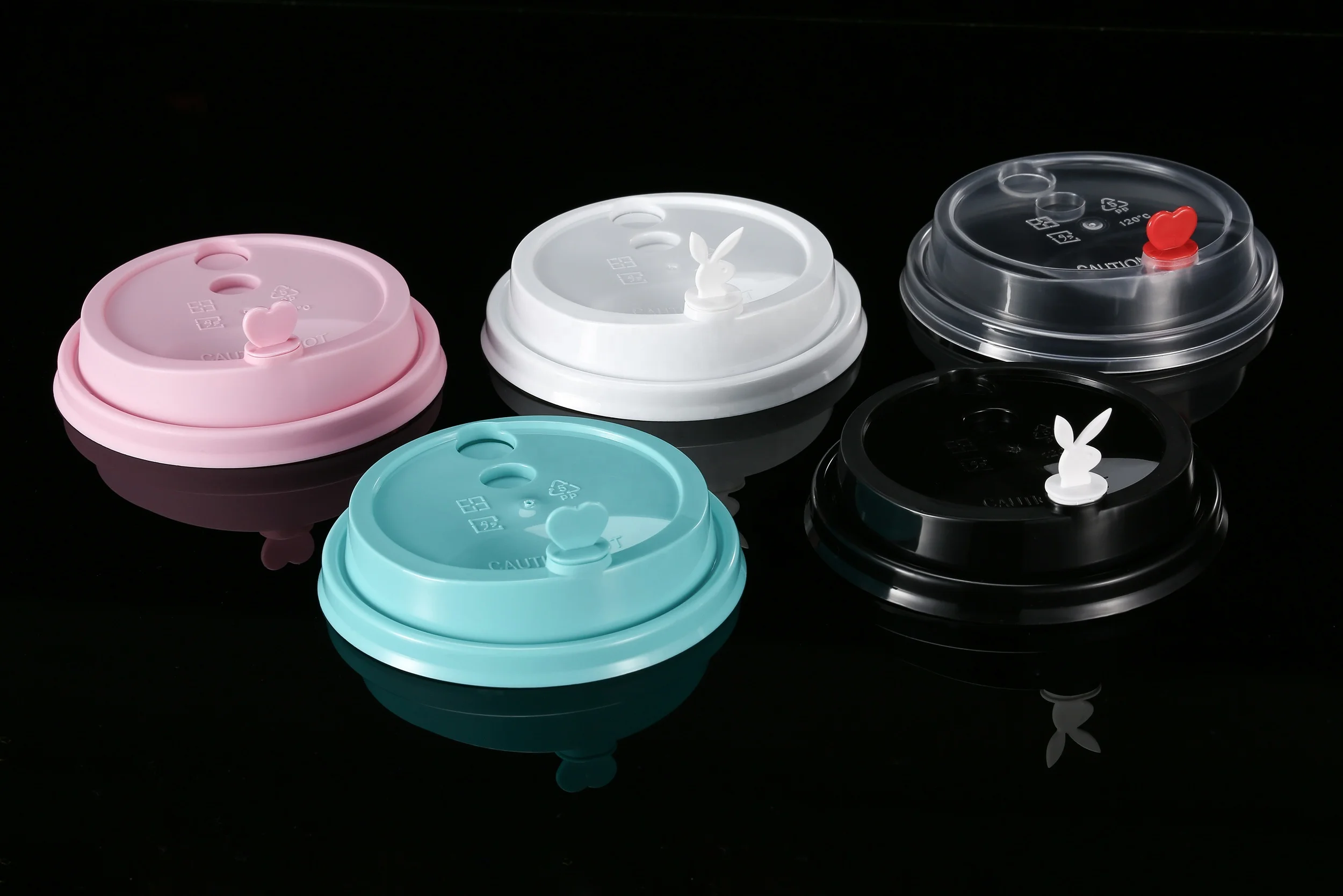 90mm caliber coffee cup lids disposable leak-proof cover custom  disposable coffee cup lids