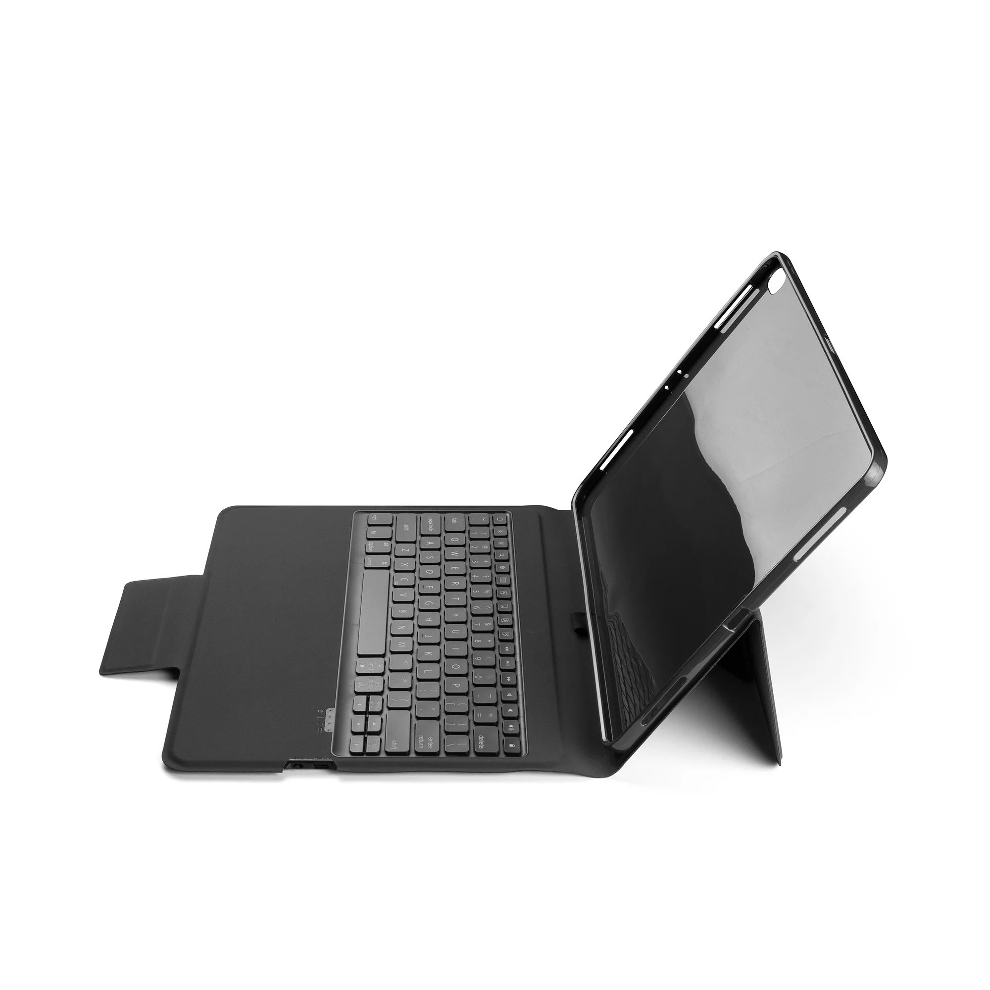 
Новый дизайн RGB 7 видов цветов подсветка искусственная кожа BT беспроводная клавиатура чехол для iPad 12,9 дюймов 2019 