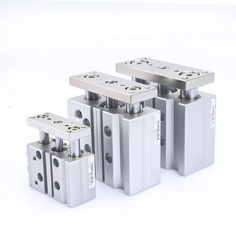 Airtac TCM Three Rod TCM pneumatic cylinder aluminium alloy Cylinder Series Pneumatic Three Axis Double Action Cylinder