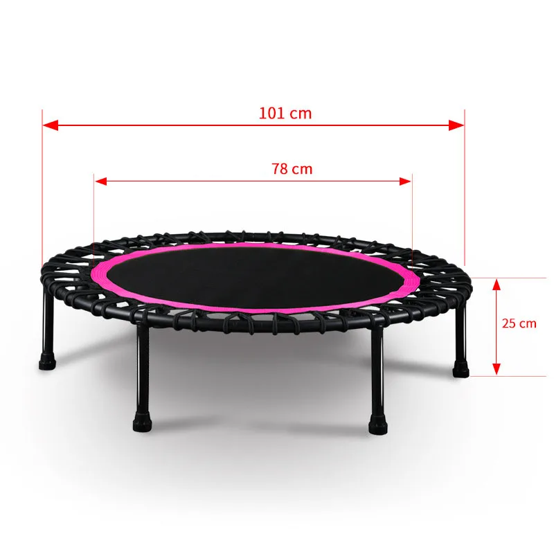 OEM High Quality Foldable Mini Fitness Trampolines Rebounder Trampoline Trampolim For Adults
