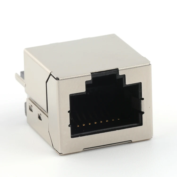 180Degree RJ45 Female Connector Jack Lan Network RJ45 8P8C A Type Female Connector