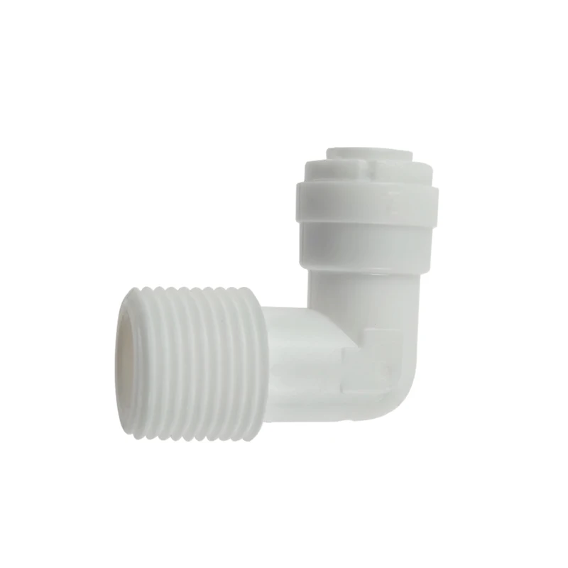 Plastic Male Elbow Tube O.D1/4  Thread1/8 male Quick Connect Fitting for Water Purifiers RO Water Systems