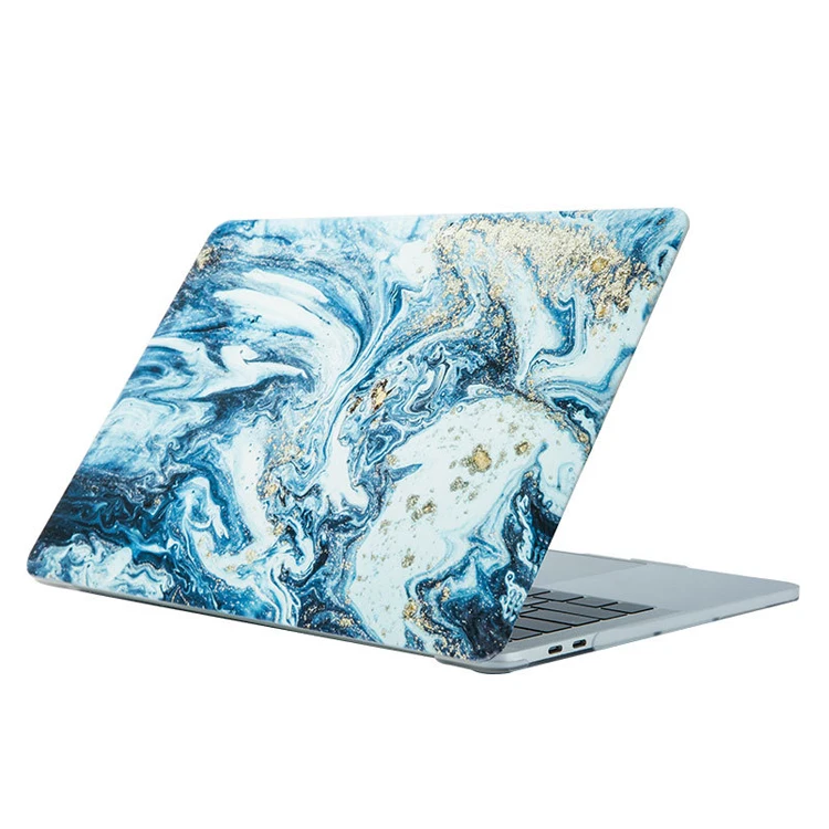 Color Painted Marble Computer Waterproof Protective Laptop Cover Anti Scratch Shockproof Case for Macbook Air Pro