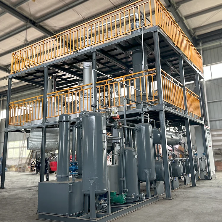 Used engine oil to diesel oil refinery machine