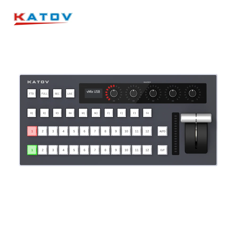 KATOV vMix software switchboard control panel Plug and play DC12V 12 channels vmix video switcher control panel