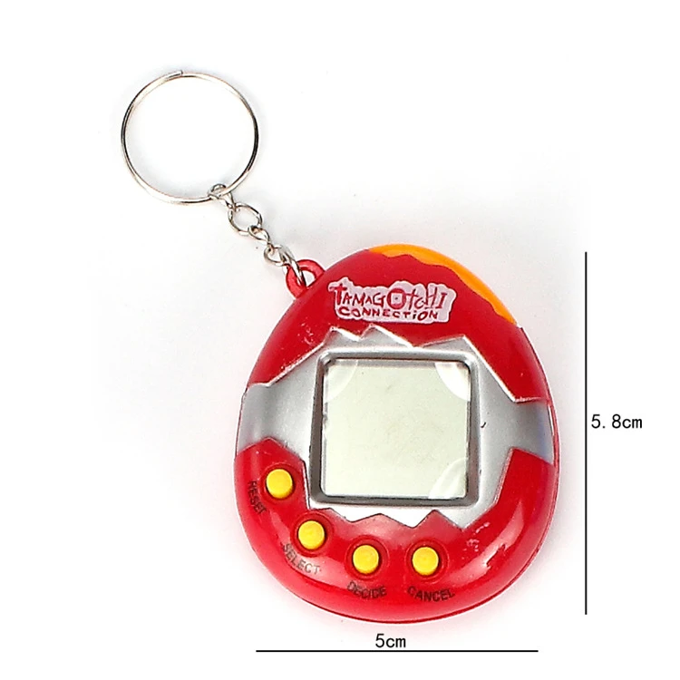 High Quality Classical Nostalgic Handheld mini Game Console Virtual Pet Game With Keychain Electronic Pet Toy