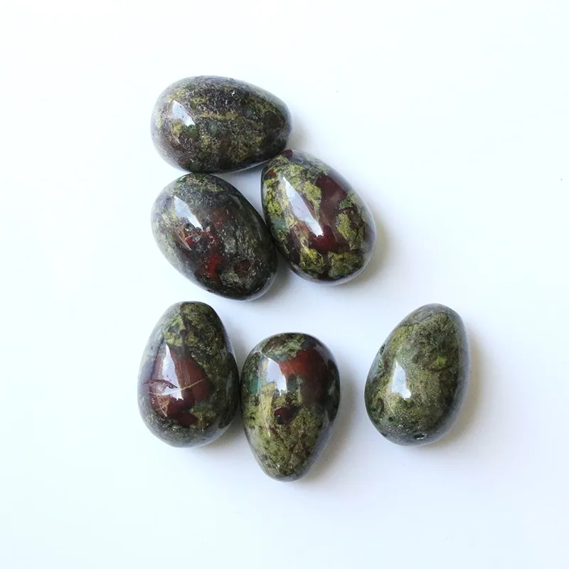 Wholesale High Quality Natural Crystal Egg Shape Healing Stones Dragon Blood Stone Egg for Gifts and Decoration