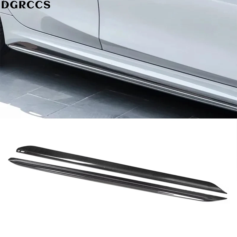 For BMW 3 Series G20 G28 2019-2024 MP style side skirt True carbon fiber side skirt Side wings