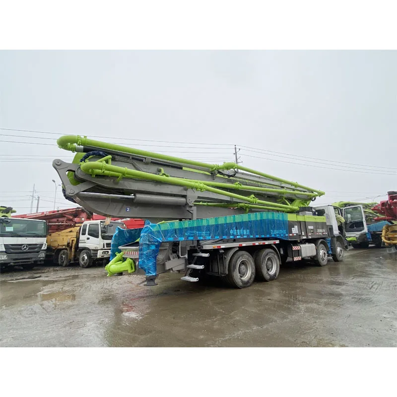 Used  China 56 meter Zoomlion Pump wtih Germany Chassis Diesel Concrete Pumps Price for sale