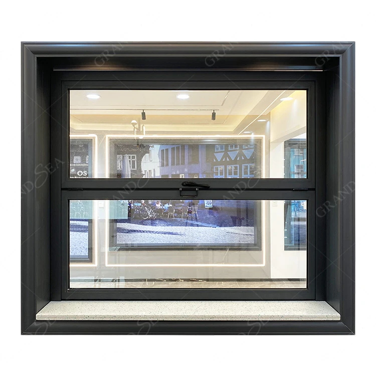 Chinese Factory Wholesale Double Glazed Vertical Bi Folding Sliding Windows Bi-Folding Fold Up Aluminum Glass Windows