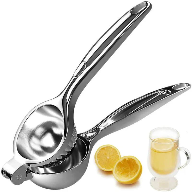 Household lemon holder Large stainless steel color manual juicer Household orange and fruit juicer