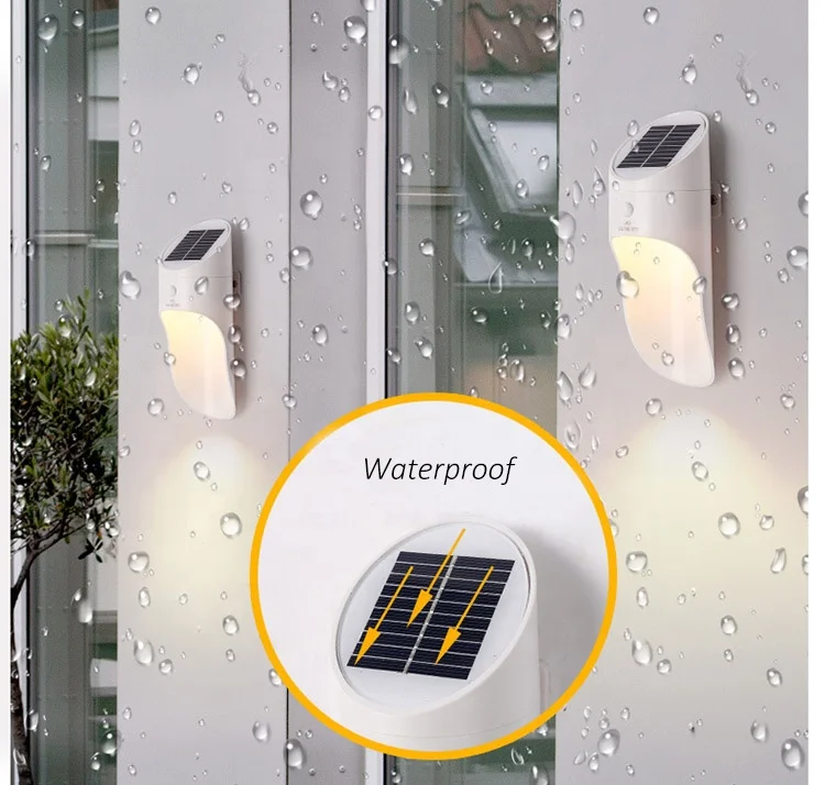 solar wall light solar outdoor wall light led waterproof solar sensor wall light