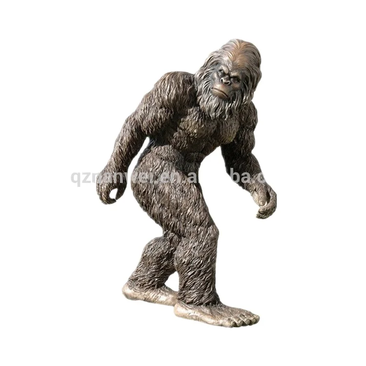 Полимерные статуи Bigfoot садовая статуя