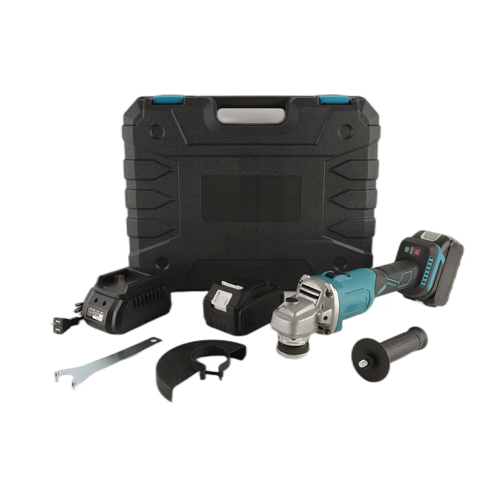 Professional 100mm Angle Grinder Electric Brushless Grinding Machine Cordless Lithium Battery Mini Angle Grinder