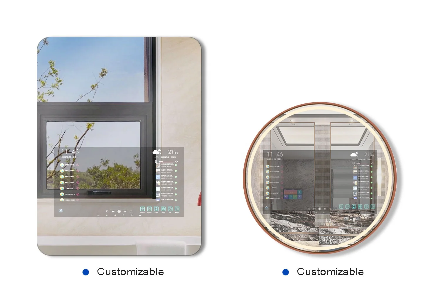 New Modern Style Smart Magic Mirror