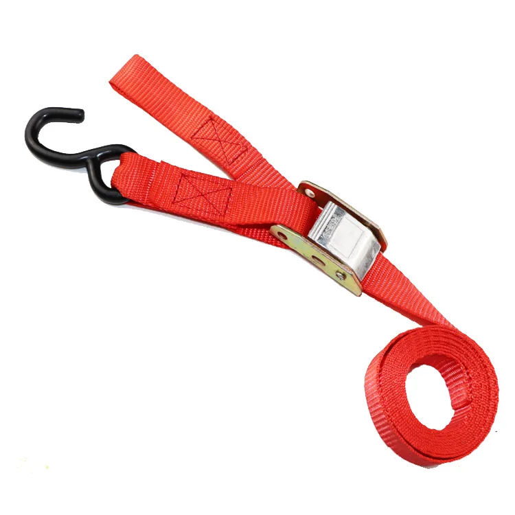 2022 wholesale 25mm Military motorcycle tie down strap plastic cam lock buckle  with polyester webbing strap