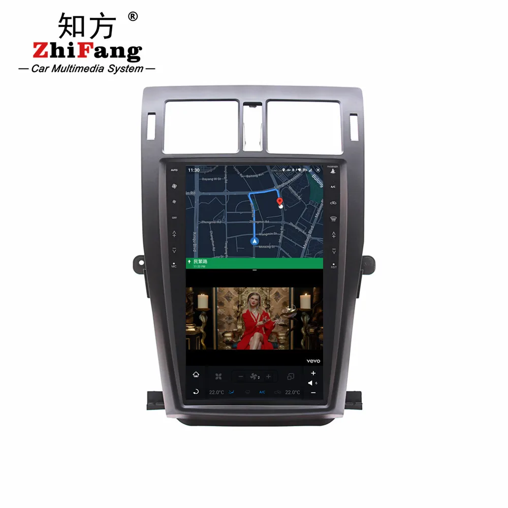 Toyota Android11 13.6inch Car Android Touch Screen GPS Stereo Radio Navigation System Video Car DVD Player for 2010-2013 Crown