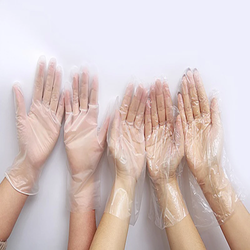 Wholesale 0.6g/pcs plastic glove for eating