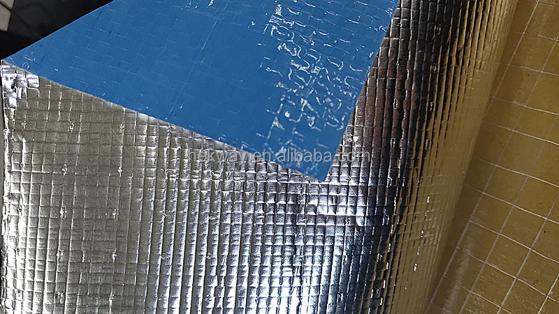 Aluminium reflective roofing membrane/foil heat insulation membrane roof/1.2m heat insulation roll