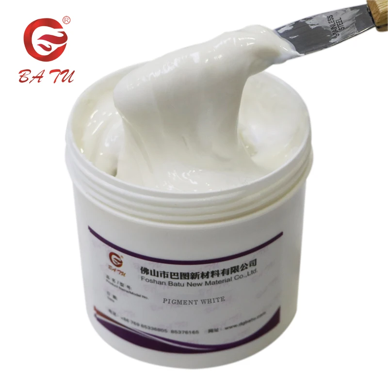 Screen printing for textile white imitation discharge paste soft water-based ink